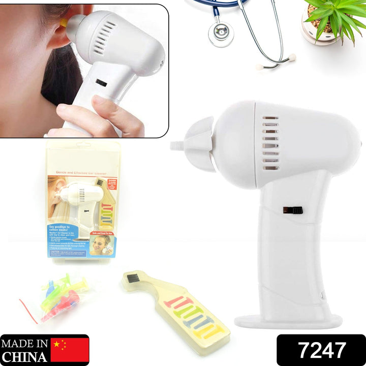 Vacuum Ear Cleaning System Clean Ears Care Removel Tool Earpick Cleaner Vacuum Removal Kit Safe Gentle Hygienic with 8 Silicon Cleaner Clips and Cleaning Brush Your Brand