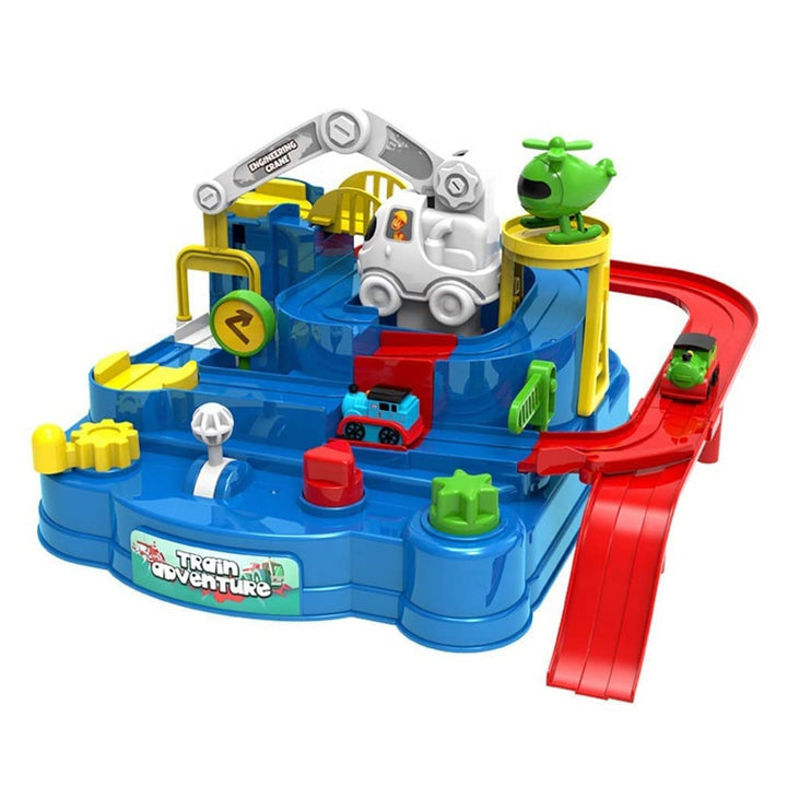 Adventure Toys, City Rescue Preschool Toy, Race Tracks for Boys, Parent-Child Interactive Kids Race Car Track Play sets (Adventure Toy) Your Brand