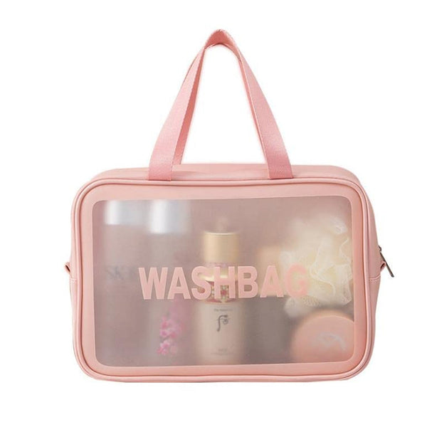 Big Zippered Cosmetic Pouch, Toiletry Bag for Cosmetics (1 Pc) - TezCart