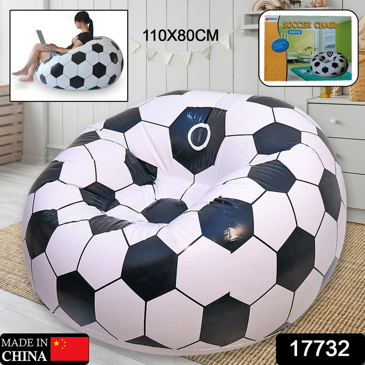 Foldable Sofa, Cartoon Style Inflatable Folding Chair, Ball Chair, Inflatable Sofa for Adults, Kids size (110cm x 80cm) Your Brand