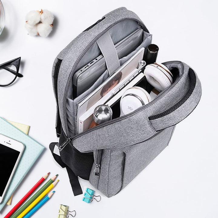 Laptop Bag With Adjustable Shoulder Strap & Storage Pockets, Lightweight, Water-Resistant, Travel-Friendly Bag Office Bag / School Bag / College Bag / Business Bag Your Brand