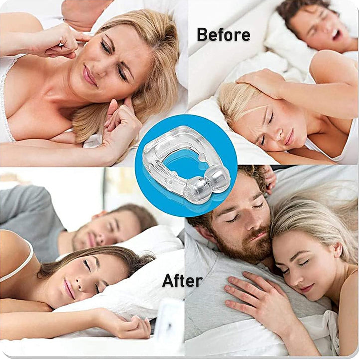 Anti Snore device for men and woman Silicone Magnetic Nose Clip For heavy Snoring sleeper, Snore Stopper, Anti Snoring Device (1 Pc) - TezCart