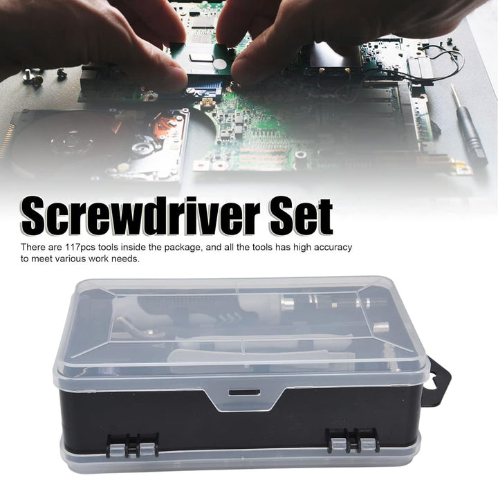 Screwdriver Electronic Laptop, Mobile Repair Tool Kit (117 Pcs Set) - TezCart