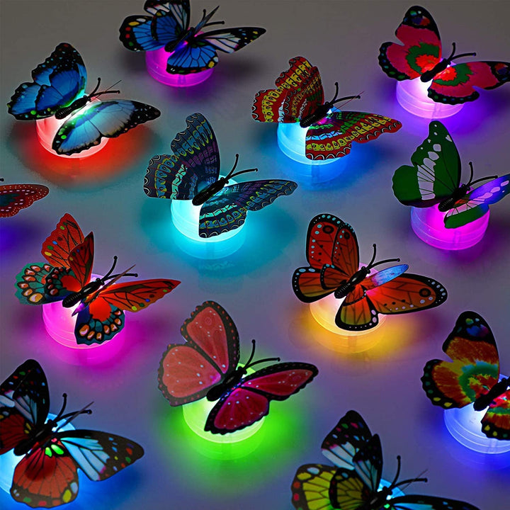 The Butterfly 3D Night Lamp Comes with 3D Illusion Design Suitable for Drawing Room, Lobby. - TezCart