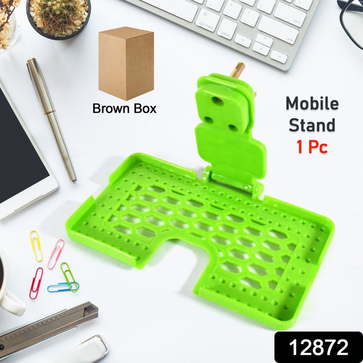 Multi-Purpose Wall Holder Stand for Charging Mobile, Just Fit in Socket and Hang (Mix Color / 1 pc) Your Brand
