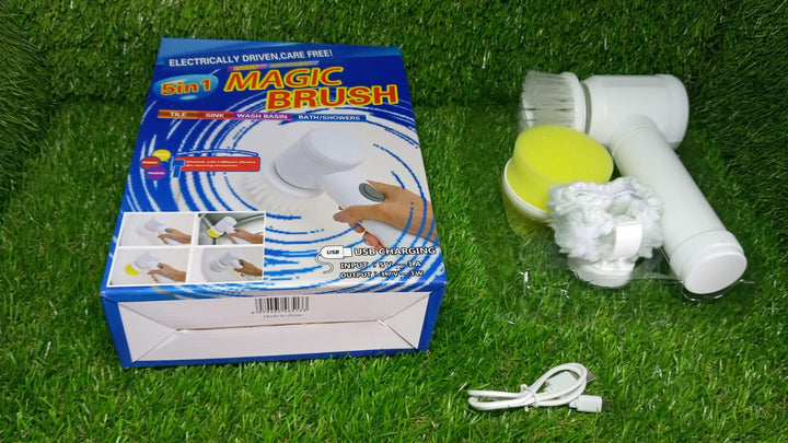5in1 Home Kitchen Electric Cleaning Brush, Electric Spin Scrubber Your Brand