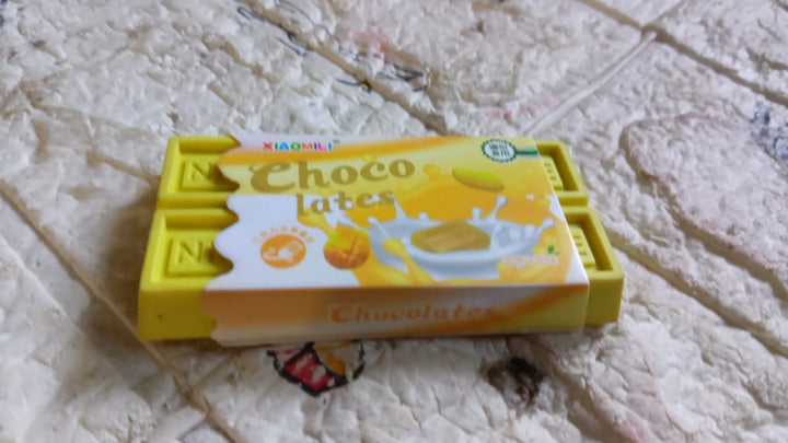Chocolate Shaped Erasers for Kids - Soft Erasers for School & Office Your Brand