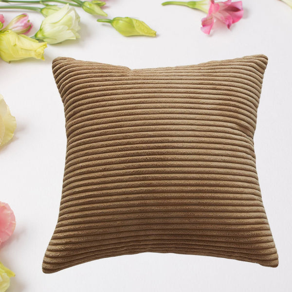 Throw Pillow Covers, 16x16 inch, Pack of 1 Couch Pillows Cover, Soft Corduroy Decorative Pillow Covers, Square Pillowcase for Bed Sofa Chair Bedroom Home Farmhouse Decor (1 Pc) - TezCart