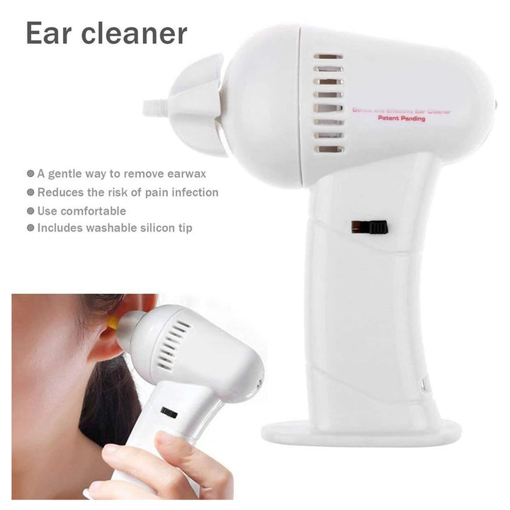 Vacuum Ear Cleaning System Clean Ears Care Removel Tool Earpick Cleaner Vacuum Removal Kit Safe Gentle Hygienic with 8 Silicon Cleaner Clips and Cleaning Brush Your Brand