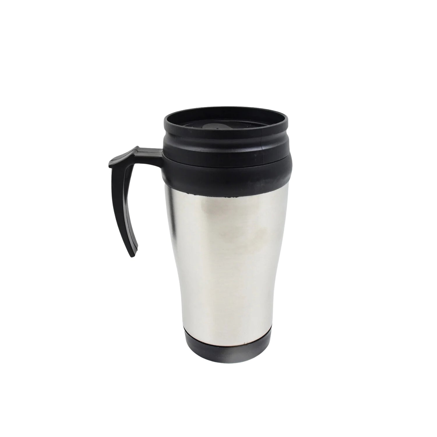 Stainless Steel Vacuum Glass Insulated Glass Coffee Cups (With Lid & Handle / 1 pc) Your Brand