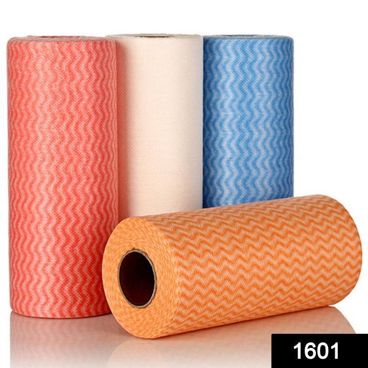 Non Wooven Fabric Disposable Handy Wipe Cleaning Cloth Roll, Tissue Roll (1Pc) Your Brand