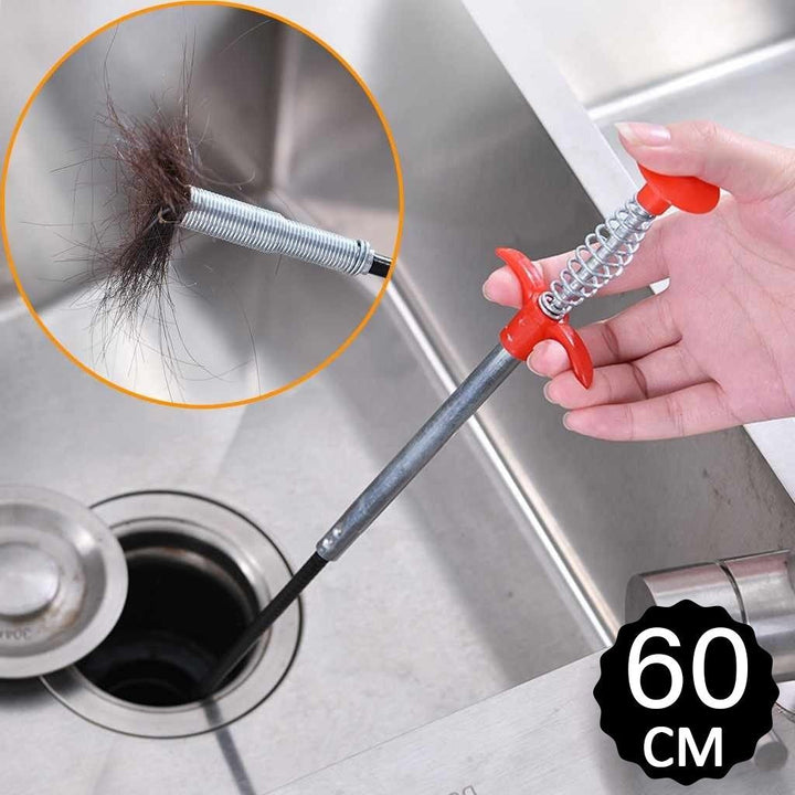 Metal Wire Brush Sink Cleaning Hook Sewer Dredging Device Your Brand