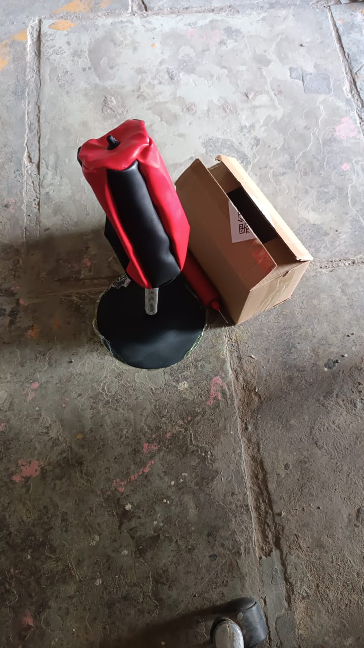 Inflatable Punching Bag with Air Pump (2 Pc Set) - TezCart
