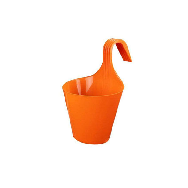 Plastic Hanging Planter Pot, Multicolour, Your Brand