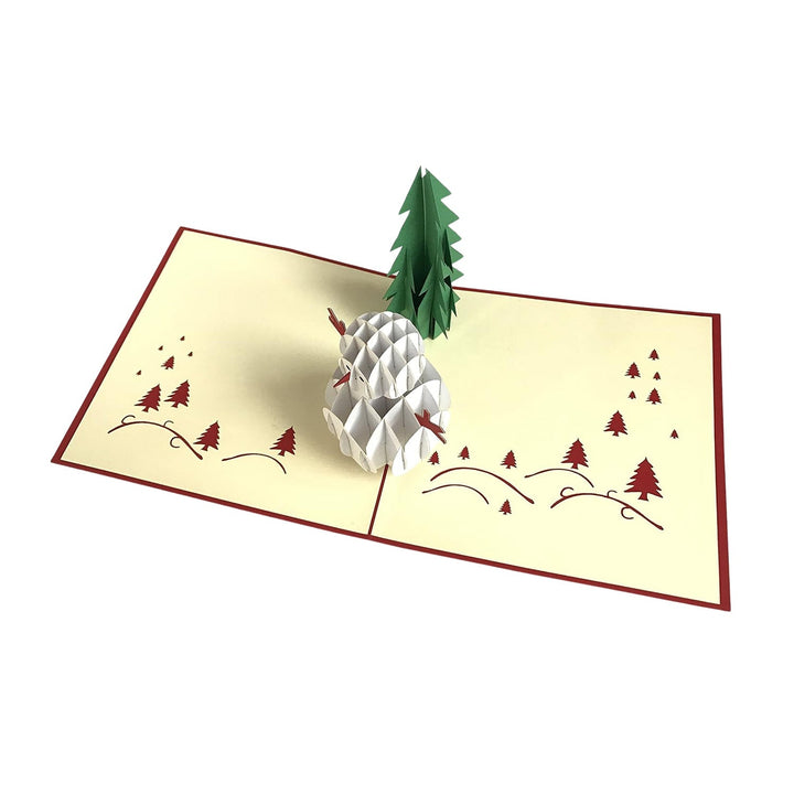 3D Pop-Up Greeting Card (1 Pc): Birthday, Love, Christmas Your Brand