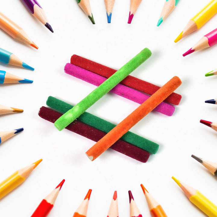 Small Velvet Pencil (1 Pc / Mix Color & Design) - TezCart