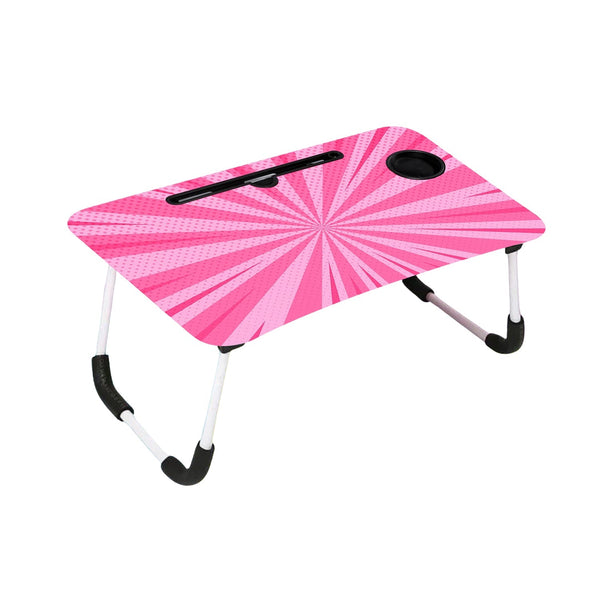 Barbie Design Foldable Study & Laptop Table for Children with Tablet Slot & Cup Holder Your Brand
