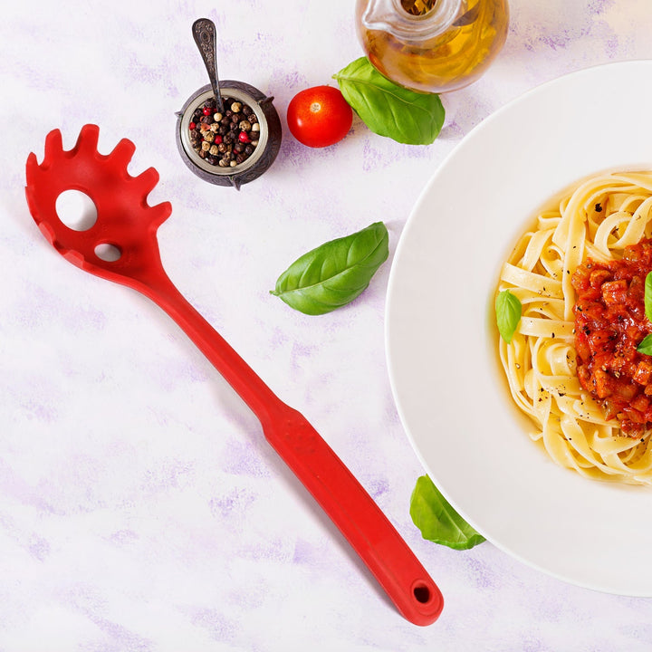 Multipurpose Silicone Spoon, Silicone Basting Spoon Non-Stick Kitchen Utensils Household Gadgets Heat-Resistant Non Stick Spoons Kitchen Cookware Items For Cooking and Baking (1 pc) Your Brand