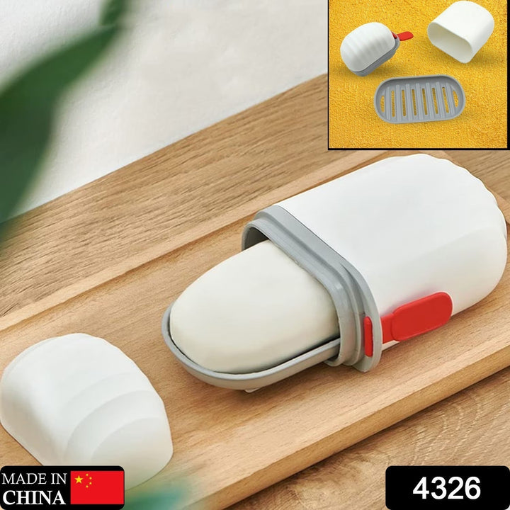Stylish and Practical Soap Holder for Travel  Soap Box With Secure Seal and Non Leak Design Stylish Soap Box for Home, Bathroom, Hiking, Travel, Camping Capsule Soap Box (1 Pc) Your Brand