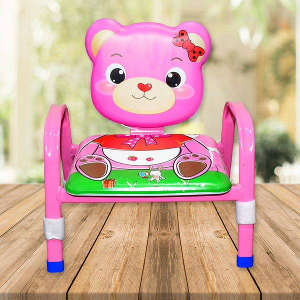 Cartoon Baby Chair Strong Steel Cushion & Comfortable Baby Chair High Quality Chair (1 Pc) Your Brand