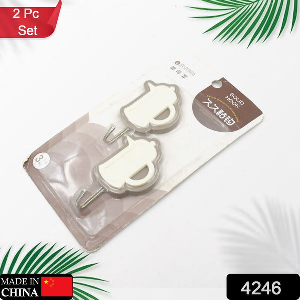 Multipurpose Wall Hooks: Strong & Self-Adhesive for Bathroom, Kitchen, Office ( Mix Design ) Your Brand