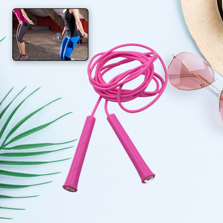 3m Plastic Adjustable Jump Rope: High-Speed Skipping, Crossfit, Fitness Your Brand