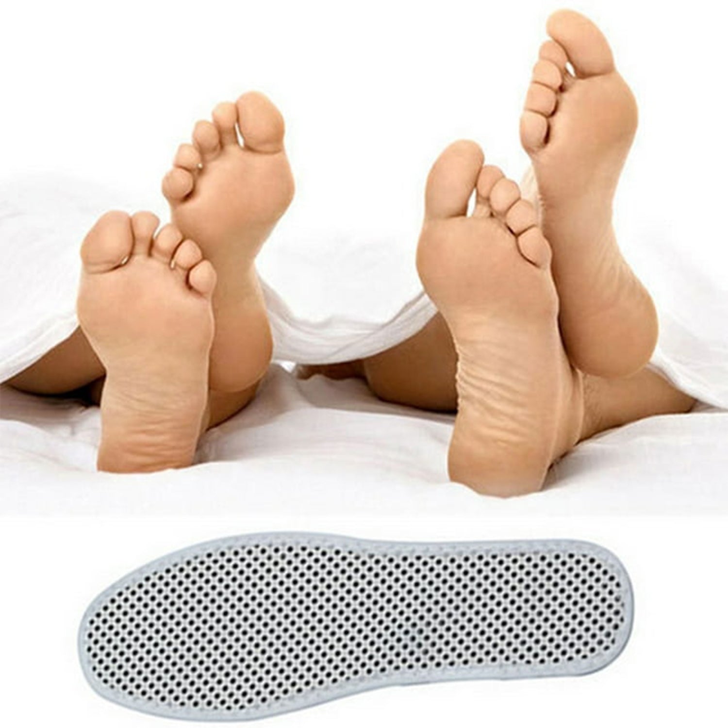 Massage Magnetic Self Heating Insole Shoe, Heating Insole for Women Men - Unisex Warm Insole - Thermal Insoles - Tourmaline Self Heating Shoe Inserts - Warm Shoe Pad (1 Pair) Your Brand
