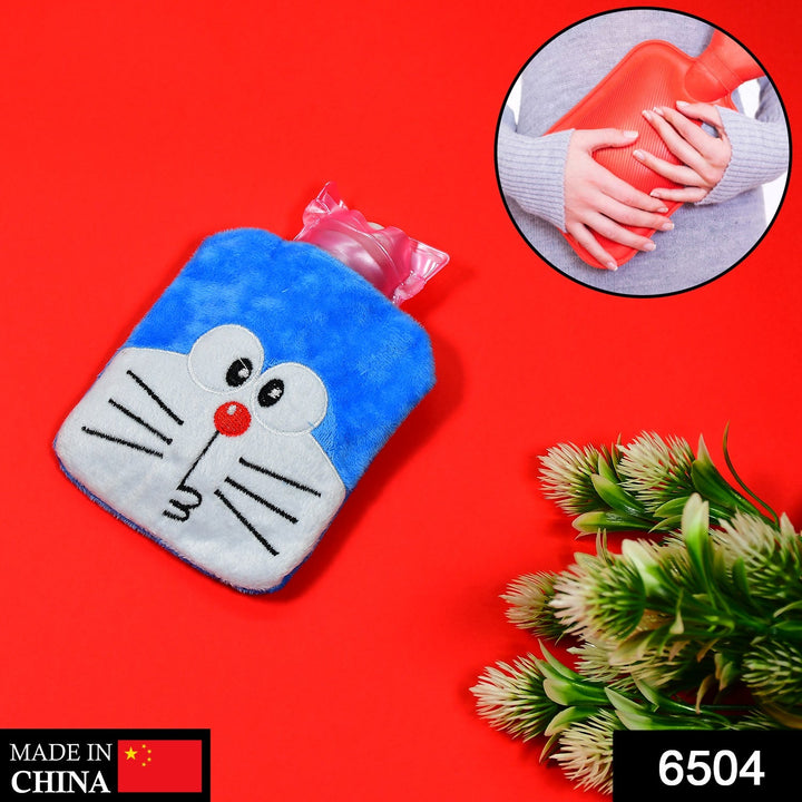 Doremon small Hot Water Bag with Cover for Pain Relief, Neck, Shoulder Pain and Hand, Feet Warmer, Menstrual Cramps. - TezCart