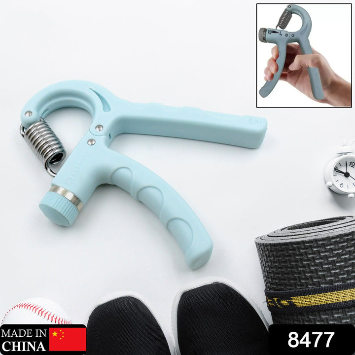 Gym Fitness Hand Grip Men Adjustable Finger Heavy Exerciser Strength for Muscle Recovery Hand Gripper Trainer strengthener (1 Pc) Your Brand