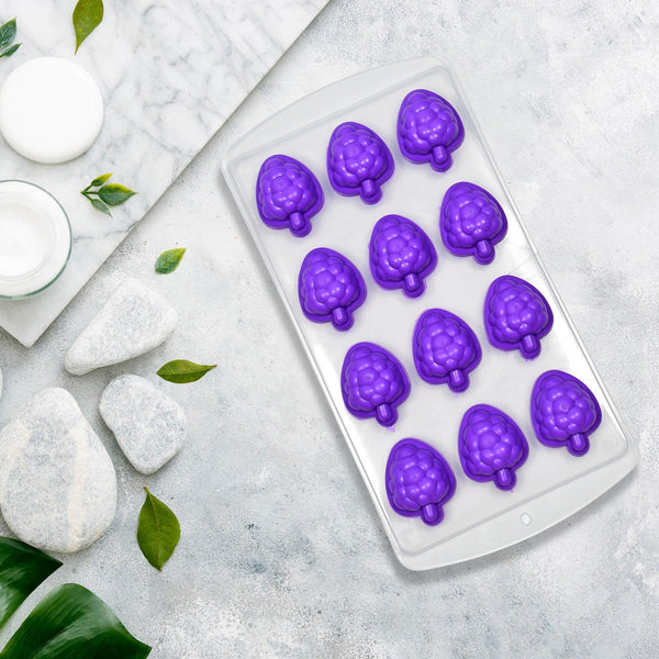 Silicone Mold Ice Cube Tray Creative Sweet Multi Type Ice Tray , Ice Cube Trays Multi Fruit Shape Ice Tray (1 Pc) Your Brand