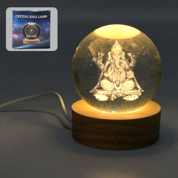 3D Crystal Ball lamps for Bedroom 3D Lamps for Home Decoration 3D Crystal Ball Night Light Gifts for Women Gifts for Men Room Decor Items for Bedroom for Friend and Family (1 Pc) Your Brand