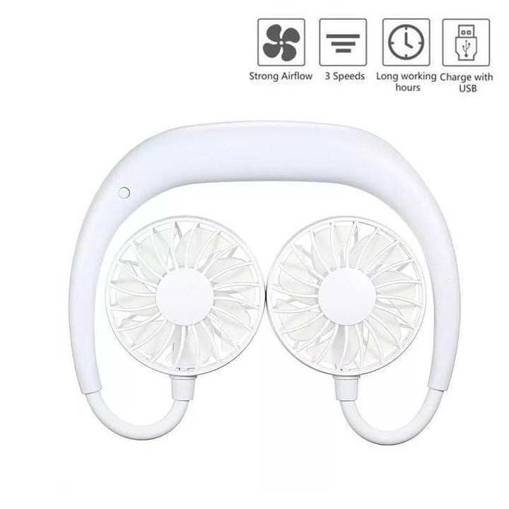 Hands-Free Wearable Neckband Fan Your Brand