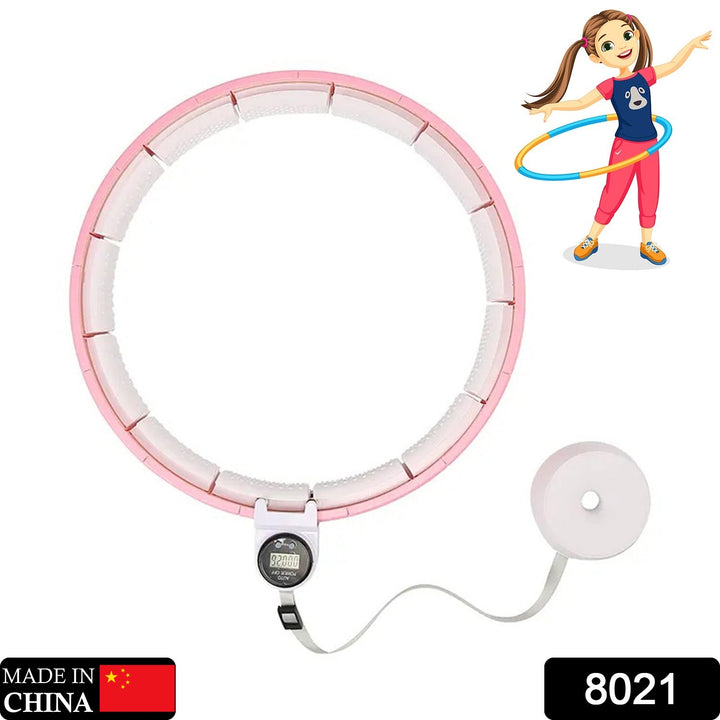 Fitness Adjustable Detachable Fitness Hula Hoop Ring Smart Round Count & Weight Loss Gym Equipment Exercise Smart Hula Hoops Your Brand