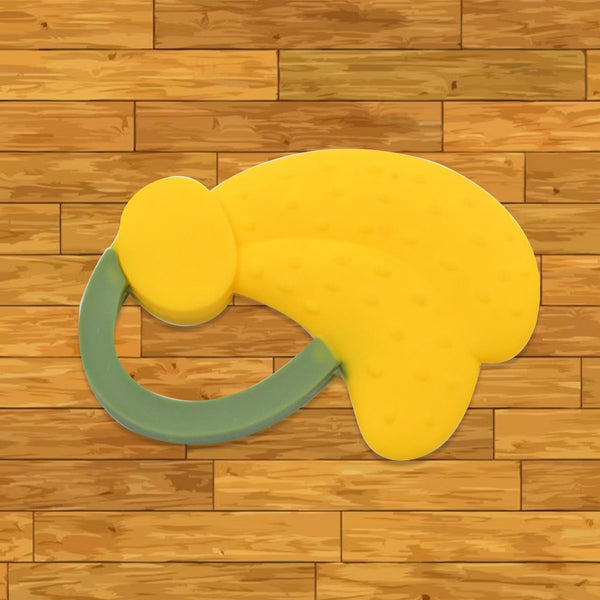 Baby Silicone Teether (1 Pc): Food Grade, Non-Toxic, Teething Relief (3 Months+) Your Brand