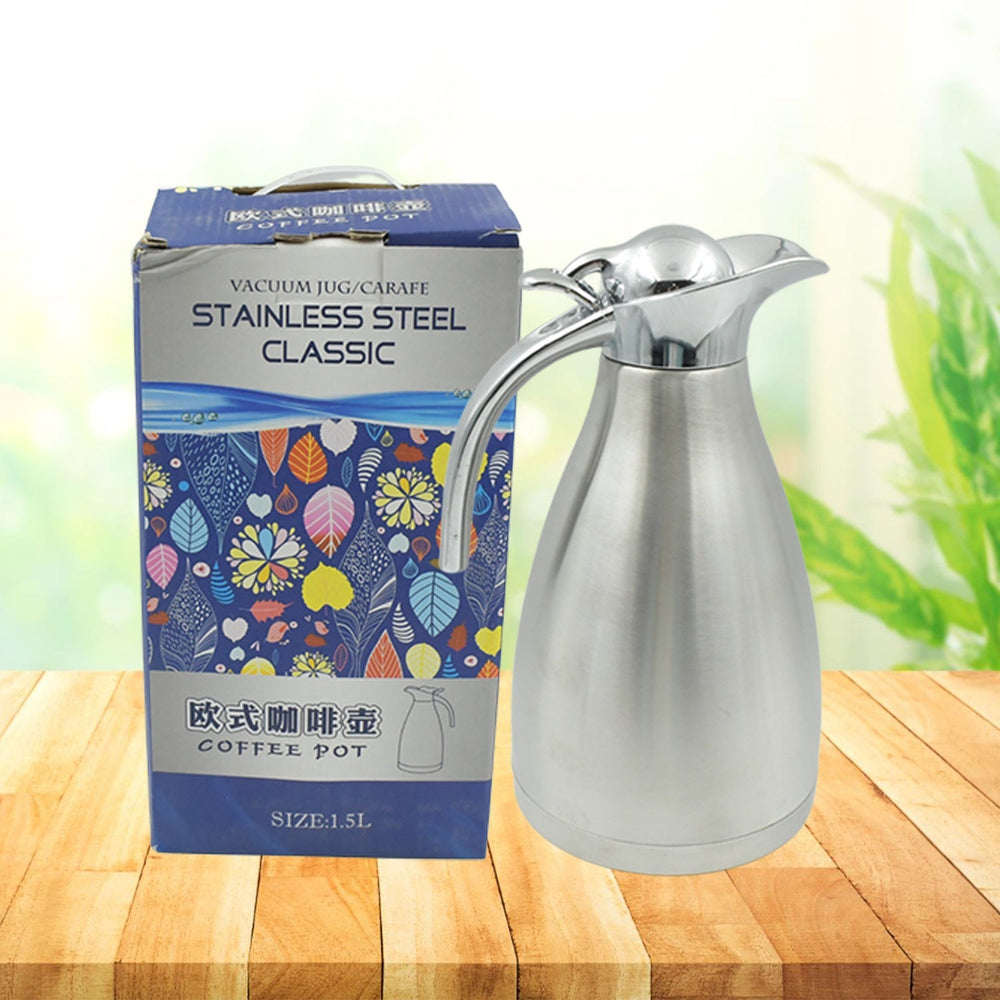 Vacuum Insulated Kettle Jug (Stainless Steel): 1.5L Sizes Your Brand