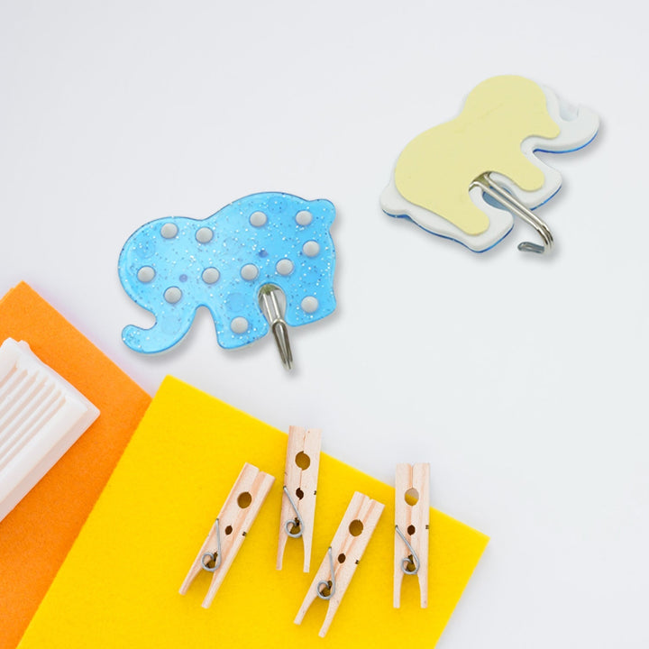 Strong Self-Adhesive Hooks (2 Pc): Heavy Duty, Waterproof, Multipurpose Your Brand