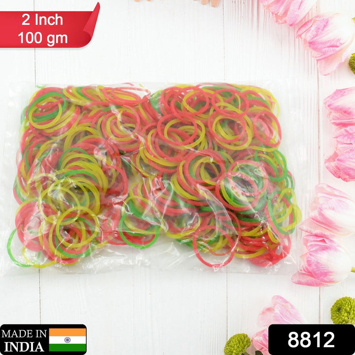 Strong & Reusable Rubber Bands: Multicolor for Office, Home & School Your Brand