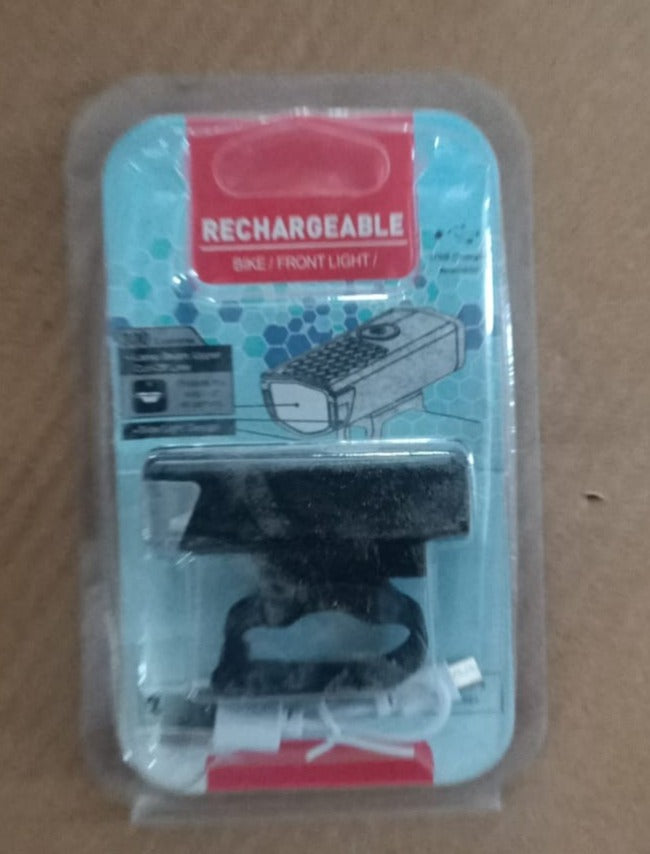 USB Rechargeable Bicycle Front Light (1 Pc) - TezCart