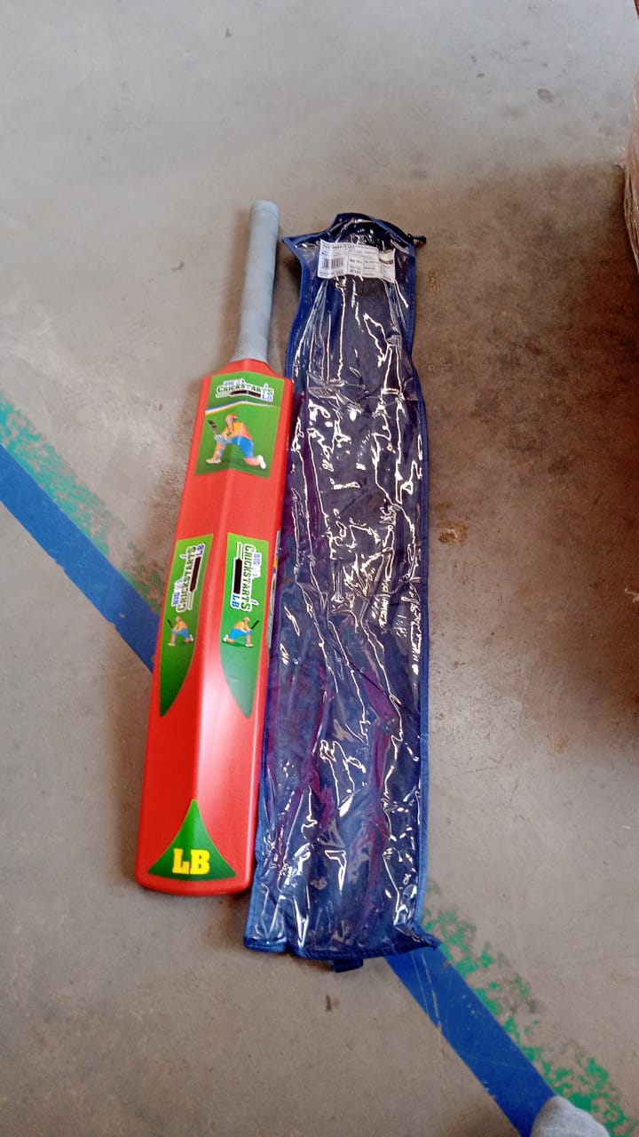 Plastic Cricket Bat For Kids (1 Pc) - TezCart