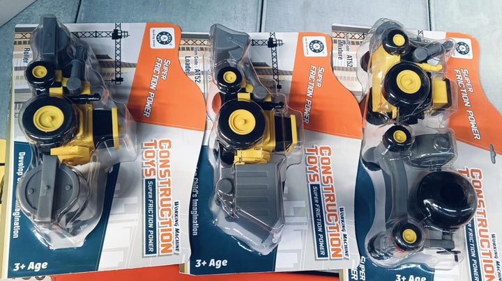 Mini Friction Excavator Loader Toy for Kids Your Brand