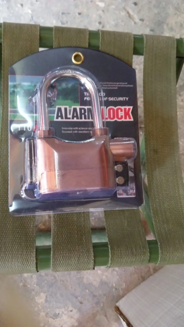 Security Alarm Metallic Lock System with 3 Keys (1 Set / Mix Color) Your Brand