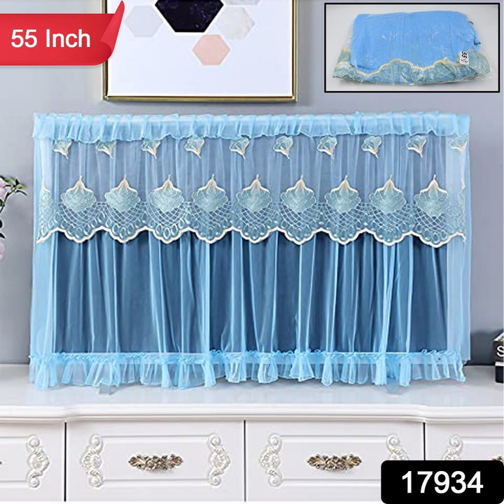 Dustproof Cover for Indoor, TV Screen Protector Cloth Cover (55 Inch) - TezCart