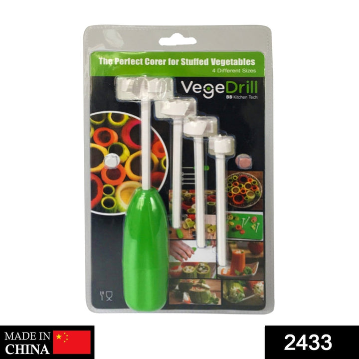 Veg Drill Vegetable Spiralizer Digging for Stuffed Vegetables Your Brand