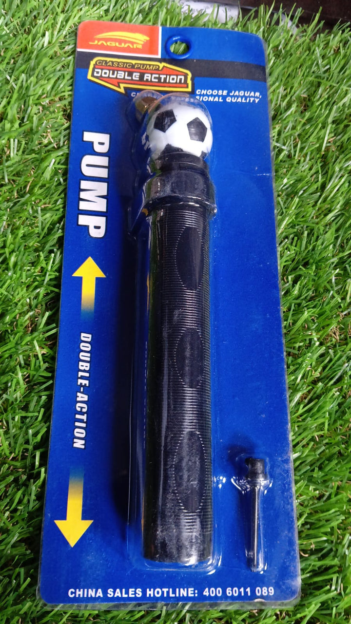 Double Action Pump, Portable Air Ball Inflatable Kit With PIN Plastic (1 Pc With Pin) Your Brand