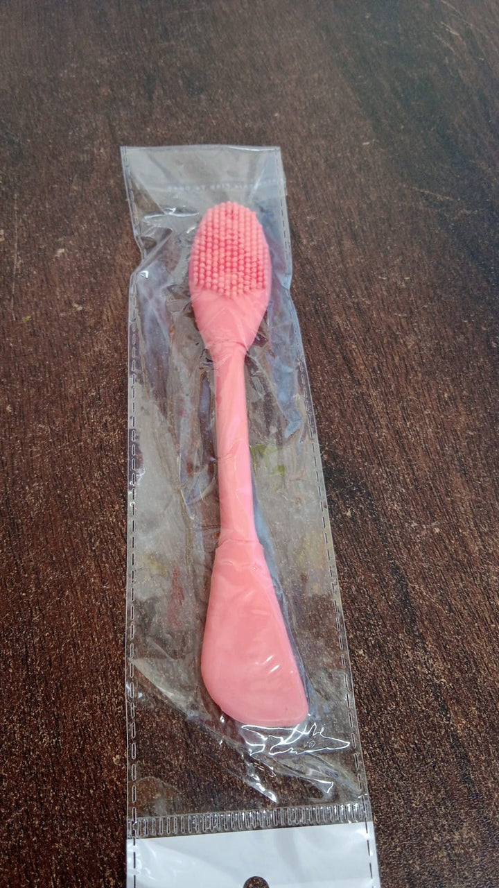 2 In 1 Double-headed Silicone Face Mask Brush (1 Pc) - TezCart