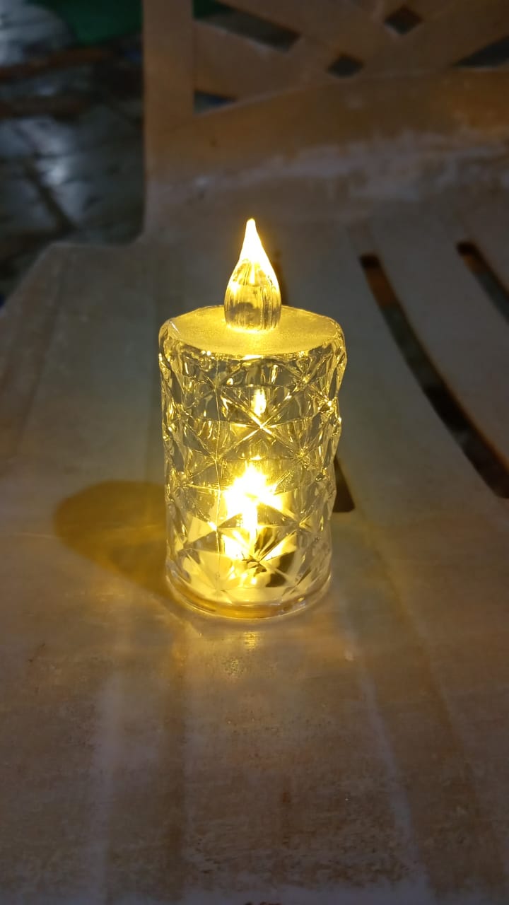 Flameless and Smokeless Decorative Candles LED Tea Light (1 Pc) - TezCart