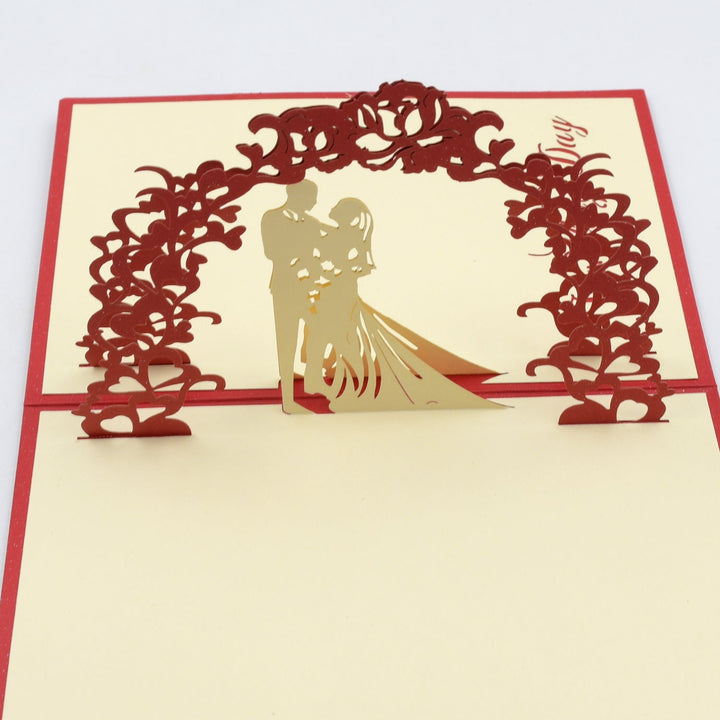 Unique 3D Pop-Up Wishing Card (Wedding): 1 Pc Your Brand