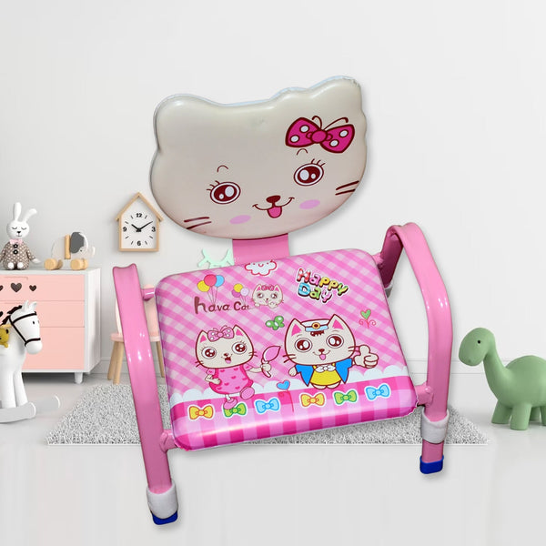 Cartoon Baby Chair Strong Steel Cushion & Comfortable Baby Chair High Quality Chair (1 Pc) Your Brand