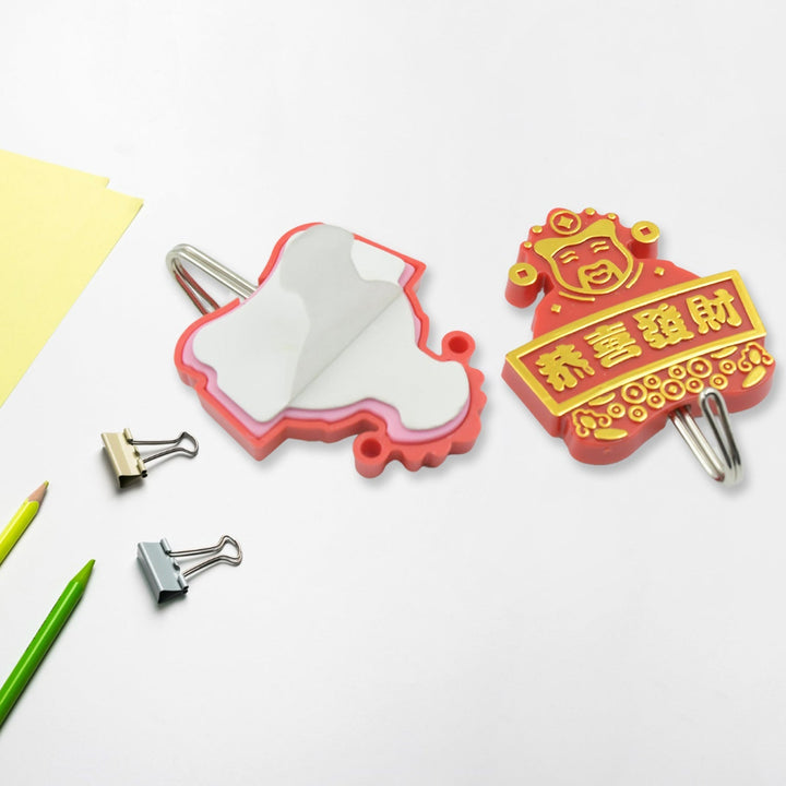 Multipurpose Self-Adhesive Hooks (2 Pc): Heavy Duty, Waterproof, Bathroom, Kitchen Your Brand