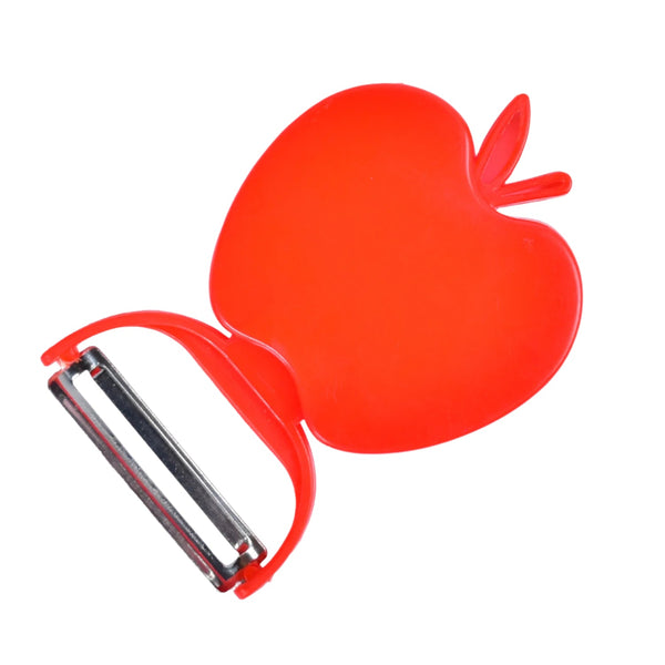 Apple Shaped Folding Peeler Vegetable Peeler for Kitchen, Home Fruit Peelers, Great for Peeling Potato, All Types of Vegetable Your Brand